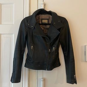 Mackage leather jacket XS